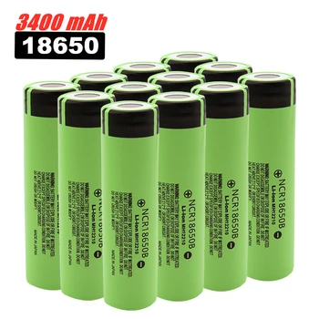чисто Нов 18650 3400mah 3.7 v батерия литиева батерия NCR18650B 3400mah подходящ фенерче батерия