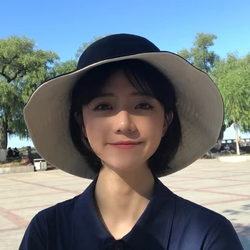 Шапки на жената нови твърди случайни шапки двустранни дамски слънчеви очила лято корейски стил-мач студентите прекрасен сладък модни всеки ден