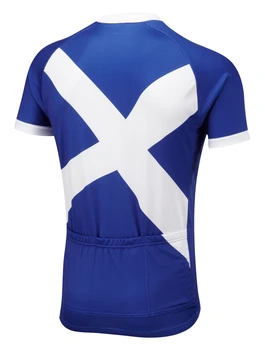 Шотландия пътен Колоездене Фланелка с къс ръкав под наем в топ Майо ciclismo велосипедна бързо съхнещи дрехи ризи колоездене