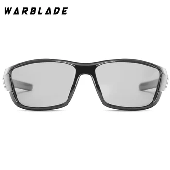 Шофиране поляризирани квадратни фотохромичните слънчеви очила мъжете Хамелеон очила мъжки шофьорски очила с UV400 Риболов, слънчеви очила WarBLade