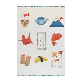 Японската Кухня Флаг Завеса Малък Половинный Завеса Украса Завеса Суши Ресторант Завеса Завеса На Вратата
