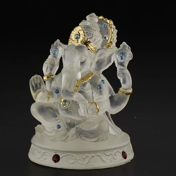 Ярък слон статуя на бога на Дивали подаръци за сватба занаяти животни модел, украшение за дома хол, офис, магазин дисплей