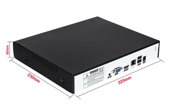 12V 5A Hi3536C 8mp 4K XMeye за видеонаблюдение видео рекордер за откриване на лицето аудио 2 * SATA H. 265 + 32CH 32 канал Onvif ВИДЕОНАБЛЮДЕНИЕ DVR NVR