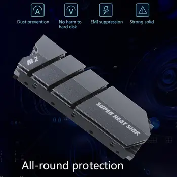 1Set M. 2 SSD NVMe плача алуминиев радиатор с термо покритие за M2 2280