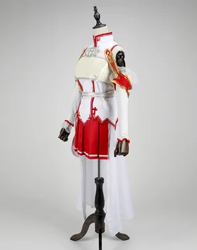 2018 Asuna cosplay Sword Art Online cosplay SAO Asuna Battle Suit Set Full Хелоуин Uniform Fancy dress adult women ' s clothing