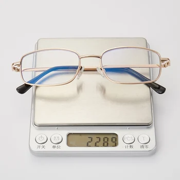 2019New мода прогресивен мулти фокус очила за четене за мъже жени анти-синя светлина очила сплав анти-радиация далекогледство