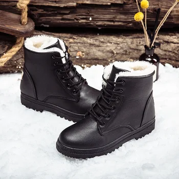 2020 зимни обувки дамски обувки за ски водоустойчив топло плюшено студена зима жени ботильоны нескользящие мода дами Botas A2998