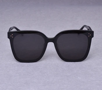2020 Корея марка нежно я слънчеви очила голям квадратен Котешко око ацетат поляризирани UV400 слънчеви очила на Жените и мъжете с оригинална опаковка