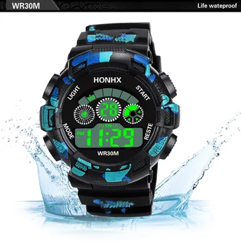 2020 мъжки часовници спортни мъжки цифрови led часовници, електронни часовници военни водоустойчив Reloj Hombre Relogio Masculino