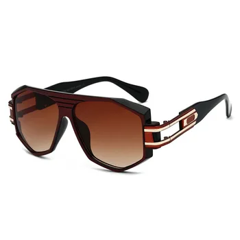 2020 нов ретро слънчеви очила Жените голям кадър мъжете площ марка дизайнер Спорт реколта мъжки пилот слънчеви очила с UV400 Oculos де сол