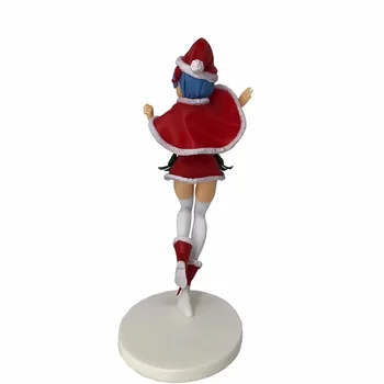 23 см REM Аниме Re:Life In A Different World From Zero EXQ Rem Red and Black Christmas Costume Ver PVC фигурка модел играчки