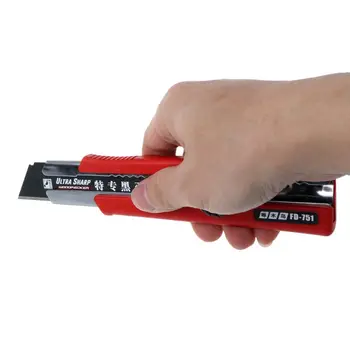 25 мм тежкотоварни голям е размерът на полезност нож авто блокирано нож кутия нож бръснач защелкивается плъзгаща индустриална