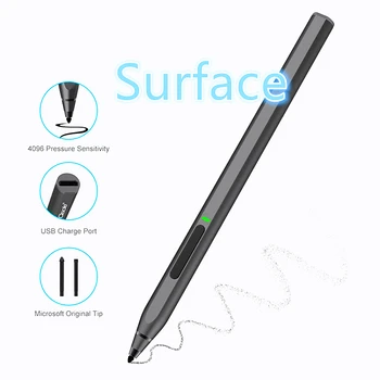 4096 Pressure Level професионална емкостная писалка за таблет Surface pro3 4 5 6 7 ASUS лаптоп HP с магнит,отклоняющей длан