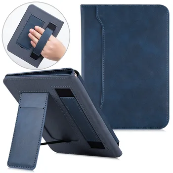 AROITA стойка калъф за Kindle Paperwhite (10-то поколение / е подходящ за всички поколения paperwhite) - ПУ кожен защитен калъф с каишка за ръка