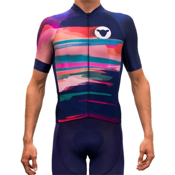 Blacksheep определя мъжки комплекти Фланелка с къс ръкав bycicle bib шорти велосипедна екип облекло ropa ciclismo hombre трико под наем костюм