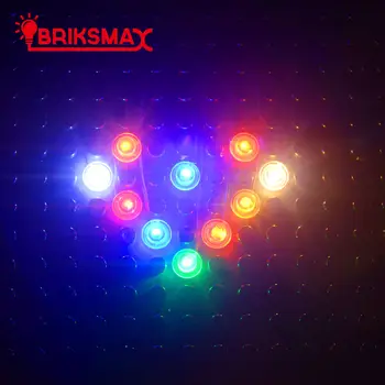 BRIKSMAX led строителни блокове Dot Light Kit може да декорирате всички градивни елементи на играчки за деца Коледен подарък