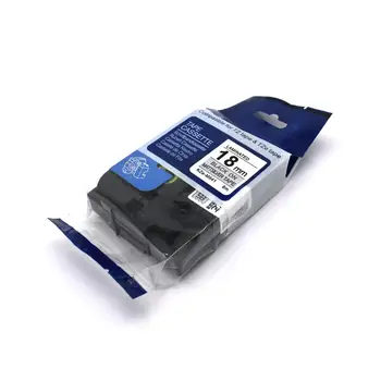 CIDY Tze M941 Tz M941 black on mattesilver laminated Compatible P touch 18 mm tze-M941 tz-M941 Tape Label кассетный касета