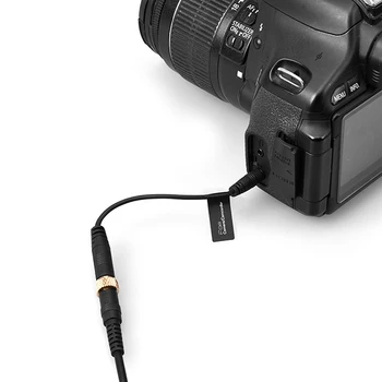 COMICA до cvm-CPX 3.5 мм аудио женски TRRS за мъже TRS кабел-адаптер TRRS-TRS аудио конвертор за Canon, Sony, Nikon камери