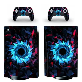Custom Design PS5 Standard Disc Edition Skin Sticker Decal Cover for PlayStation 5 Console & Controllers PS5 Skin Sticker винил