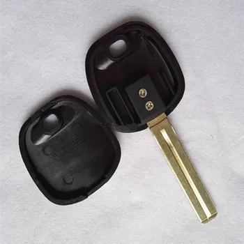 DAKATU с логото на подмяна на ключ калъф за Toyota prado Yaris транспондер Key Shell TOY48 е на разположение за PTX и керамични чип