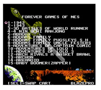 FOREVER DUO GAMES of 852 in 1 (405+447) Game Cartridge for 60Pins game Cart, общо 852 игри 1024MBit Flash Chip за използване