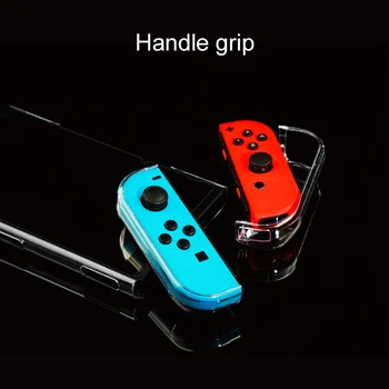 Gulikit прозрачен кристален калъф за Nintendo Switch Lite за NS Switch 360 Protector Shell съвместимост с маршрута на въздушна докинг станция