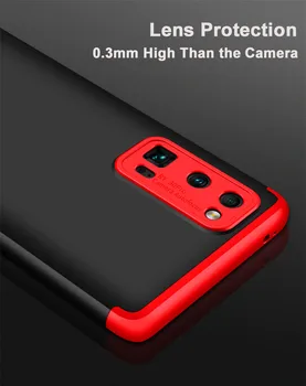 Huawei Honor 30 360 Pro Case цялостна защита матирана твърда покриване на калъф за мобилен телефон Huawei Honor 30 Pro Plus телефонни чанти + стъклена филм