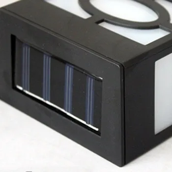 ICOCO 2 LED супер ярък слънчева енергия, с монтиран на стената лампа енергоспестяващи ABS лека нощ водоустойчив за Открит градина пейзаж совалка