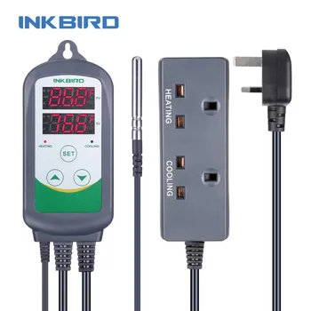 Inkbird ITC-308S UK Plug Heating & Cooling Temperature Controller Alarm System Tools for Greenhouse Terrarium Temp. Контрол