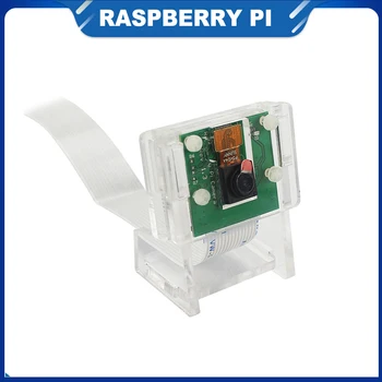 ITINIT R20 Raspberry Pi 5MP Camera Module Board with Acrylic Holder Bracket Video Webcam for Raspberry Pi 4 Camera Case