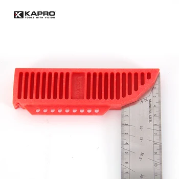 KAPRO 20/25/30/40 см мултифункционална линия ниво с дръжка висока точност маркиране на пряка линия от измервателни инструменти от неръждаема стомана