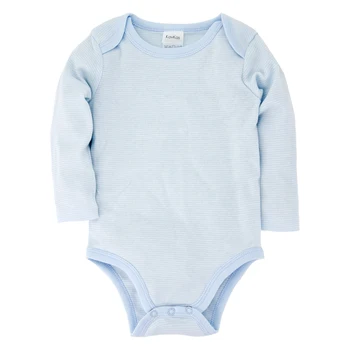 Kavkas новородено памук, боди, гащеризон 0-12 м синьо твърди с дълъг ръкав облекло на тялото Bebe за бебе момче момиче пижами bebe