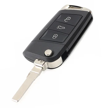 Keyecu 3 бутона нов Голф 7 стилен дистанционно ключ за Volkswagen за Skoda за Seat 1J0 959 753 AH/ DJ/ DA/ P, 1KO 959 753 G / N