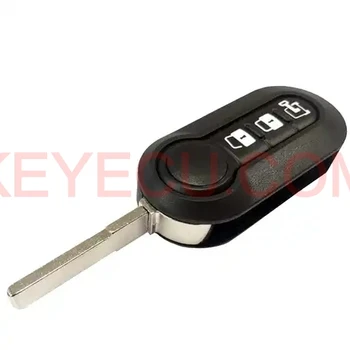 KEYECU флип дистанционно ключ 434 Mhz PCF7946A ID46 за Fiat 500 2012-2017 за Dodge Ram Promaster City-2018 FCC: LTQF12AM433TX