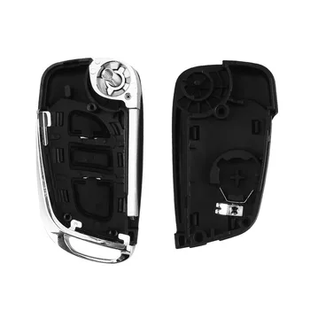 KEYYOU Modified Flip Key Shell Remote Key Case 3 бутона за Peugeot 307 307S 306 407 408 607 авто символ CE0536