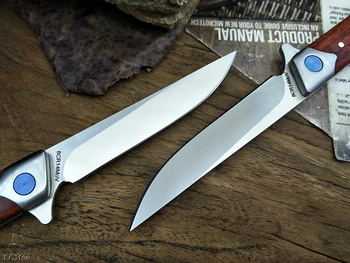 LCM 66 от висок клас сгъваем нож бързо разкриваща нож джобно ножче ловен нож, дръжка от палисандрово дърво с преносими инструменти плодов ножа