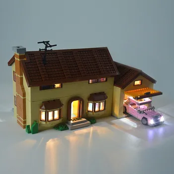 LED Building Block USB Light Аксесоар Kit for The Simpsons House 71006 (само LED Light, No Block Kit)
