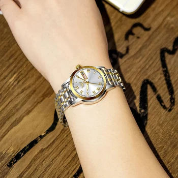 LIGE 2020 нови златни часовници дамски часовници дамски творчески стомана, дамски часовник гривна дамски водоустойчив часовник Relogio Feminino