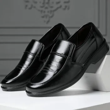 Mazefeng дизайнер на мъжки Ежедневни обувки лятото дишащи мода черно бели маратонки приплъзване на мъжете естествена кожа обувки, мокасини мъжки