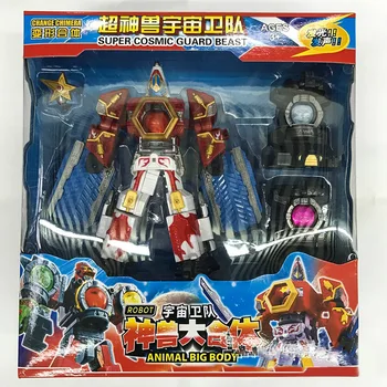 Megazords UCHU SENTAI KYURANGER Transformation Робот Динозавър Rangers Toys фигурки на герои за деца коледни подаръци