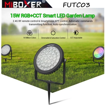 Miboxer FUTC03 15W RGB CCT Smart LED Garden Light Waterproof LED Outdoor Lamp IP66 AC100~240V Wireless Landscape Garden Light