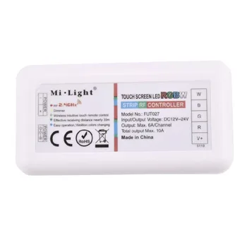 Milight 2.4 G RF LED RGBW контролер сензорно пръстен дистанционно управление 24A 12 V 24 V яркост регулируема съвместимост за главината ibox1 ibox2