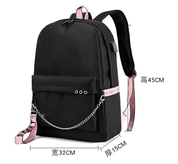 Mochila Andrzej D ' Amelio раница USB зарядно устройство за лаптоп Back Pack женски училищни чанти за момичета, юноши Plecak Szkolny чанти за момчета