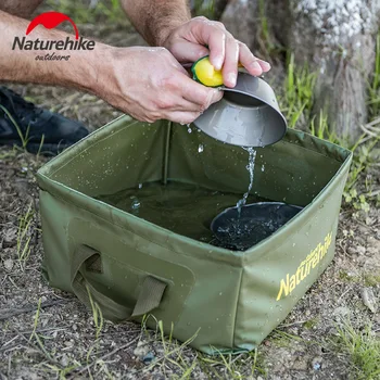 Naturehike Outdoor складное кофа квадратна с голям капацитет джобно кофа за съхранение на домашен пътни настилки кофа