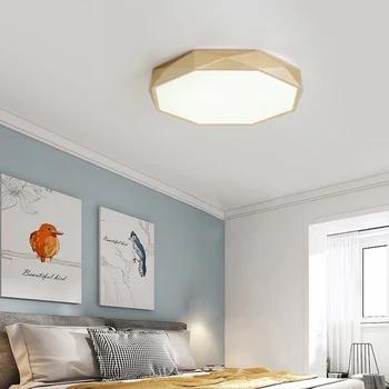 Nordic LED начало спалня плафониери през цялата модерен прост хол с трапезария и осветление