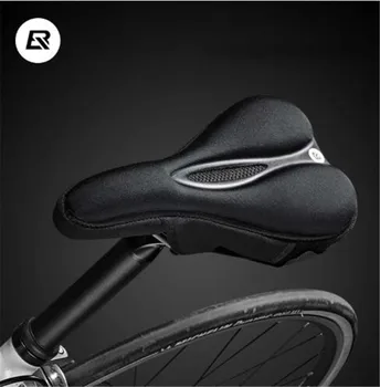 ROCKBROS МТВ велосипед Колоездене седлото на кутията дишащ, анти-приплъзване мека възглавница на седалката мач кухи ликра + гъба седло