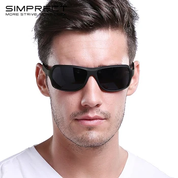 SIMPRECT TR90 поляризирани слънчеви очила мъжете 2021 UV400 високо качество квадратни слънчеви очила RetroDriver антирефлексно слънчеви очила за мъже