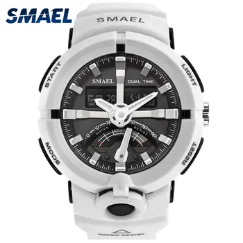 SMAEL мода спортни часовници мъжете са топ марка за луксозни известен водоустойчив led дигитален часовник S шок мъжките часовници за човек Relogio