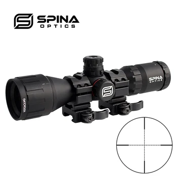 SPINA Hunting Оптична 3-9x32 AO 1inch Tube Mil-dot визирный оптичен мерник с сенника и пръстени QD тактически мерник