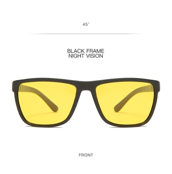 TR90 за нощно виждане поляризирани очила на Мъже, Жени гъвкави шофиране очила антибликовые жълти очила очила с UV400